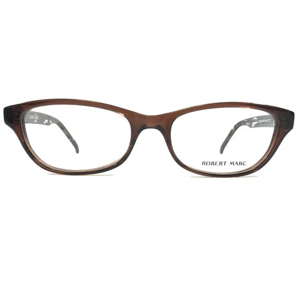 Robert Marc Eyeglasses Frames 283-171 Brown Tortoise Cat Eye Full Rim 50-18-135 - Picture 2 of 10